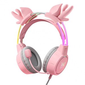 Onikuma X15 Pro Pink Deer Horns
