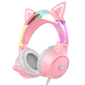 Onikuma X15 Pro Pink Cat Ear
