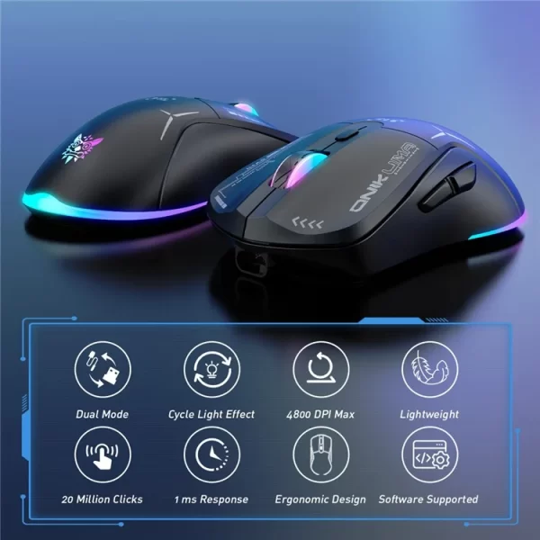 Onikuma CW917 Black Wireless