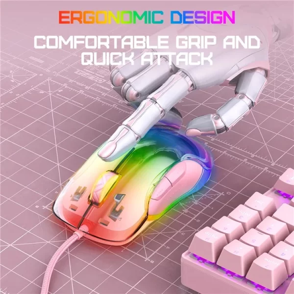 Onikuma CW925 Pink Wired