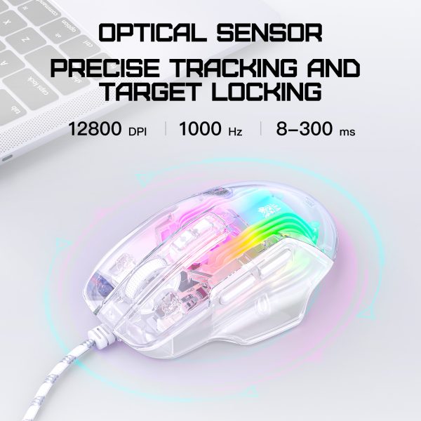Onikuma CW923 Transparent Wired